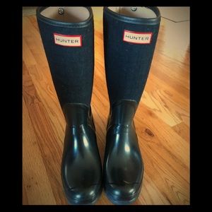 Women’s Hunter Black Rain Boots